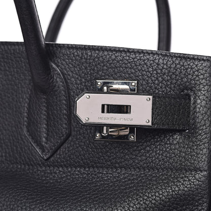 Hermes Taurillon Clemence HAC Birkin 40 Black 9 of 33
