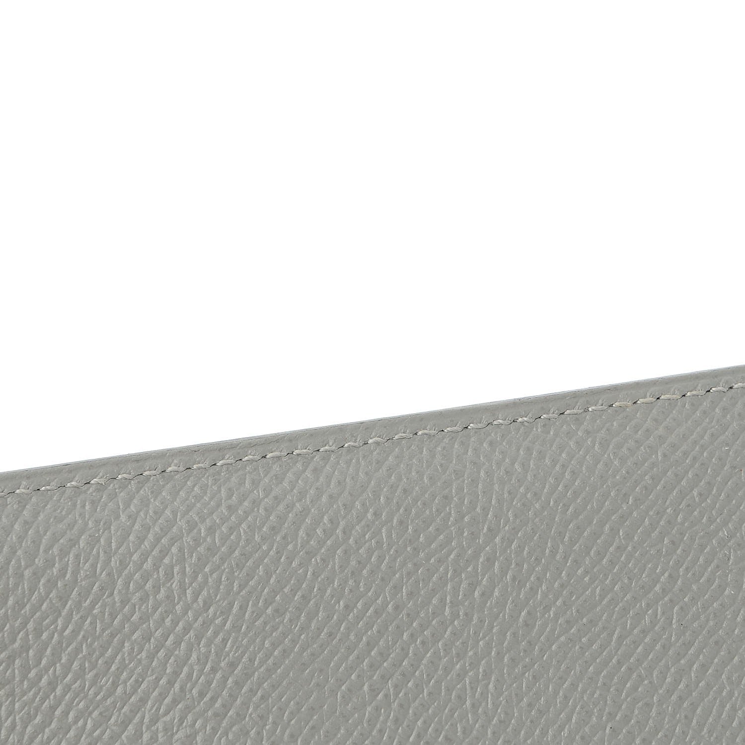 Hermes Epsom Bearn Gusset Wallet Gris Mouette 8 of 11