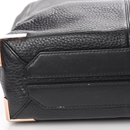 Alexander Wang Pebbled Calfskin Large Prisma Skeletal Tote Black Rose Gold Hardware 18 of 25