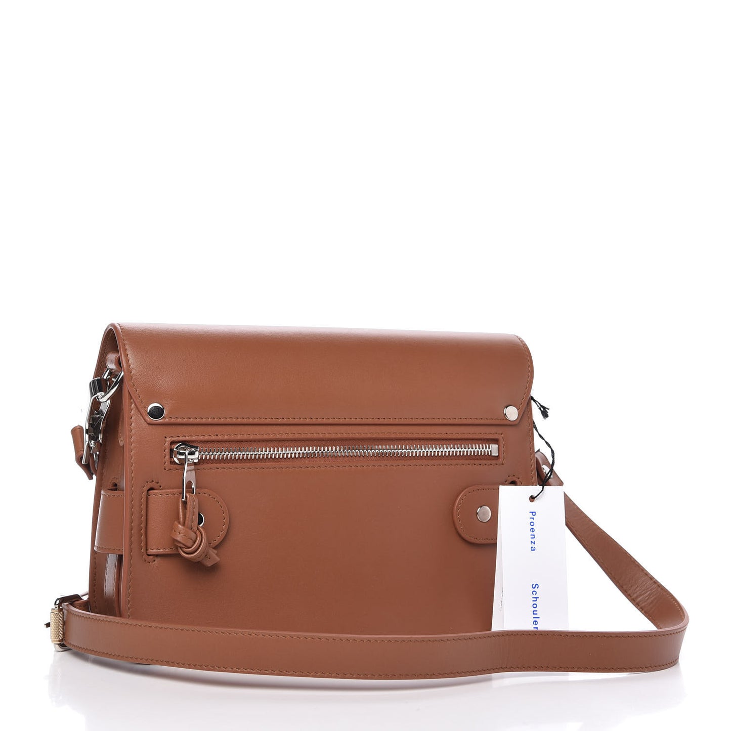 Smooth Calfskin Mini PS11 Classic Shoulder Bag Caramel