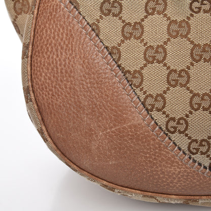 Gucci Monogram Medium Charlotte Hobo Brown 16 of 22