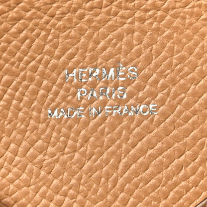 Hermes Epsom Verso Calvi Duo Card Case Alezan Biscuit 6 of 7