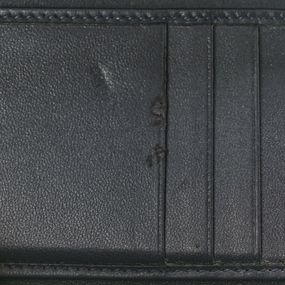 Christian Dior Metallic Patent Micro-Cannage Diorama Elancee Wallet Dark Blue 9 of 9