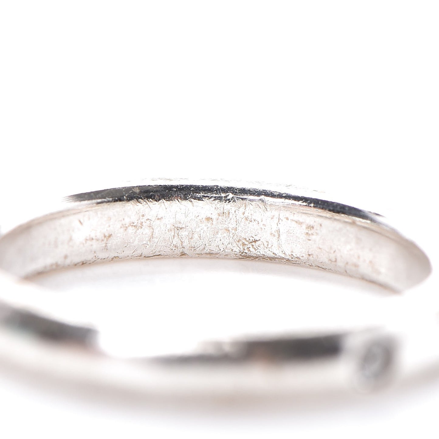 Elsa Peretti Sterling Silver Diamond Band Ring 48 4.5