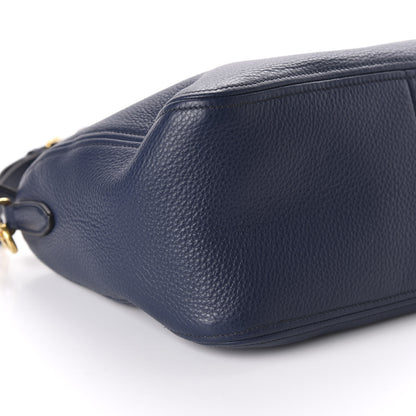 Prada Vitello Phenix Top Handle Bag Baltico 6 of 9