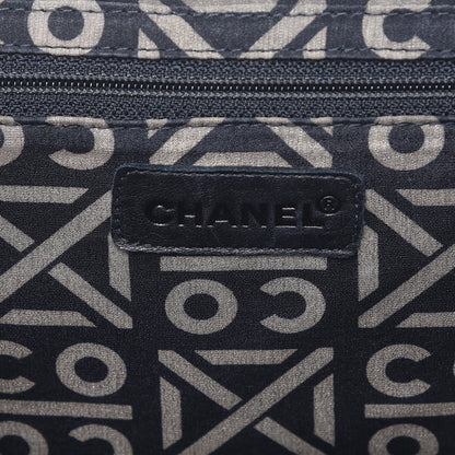 Chanel Lambskin Chocolate Bar Accordion Flap Black 6 of 9