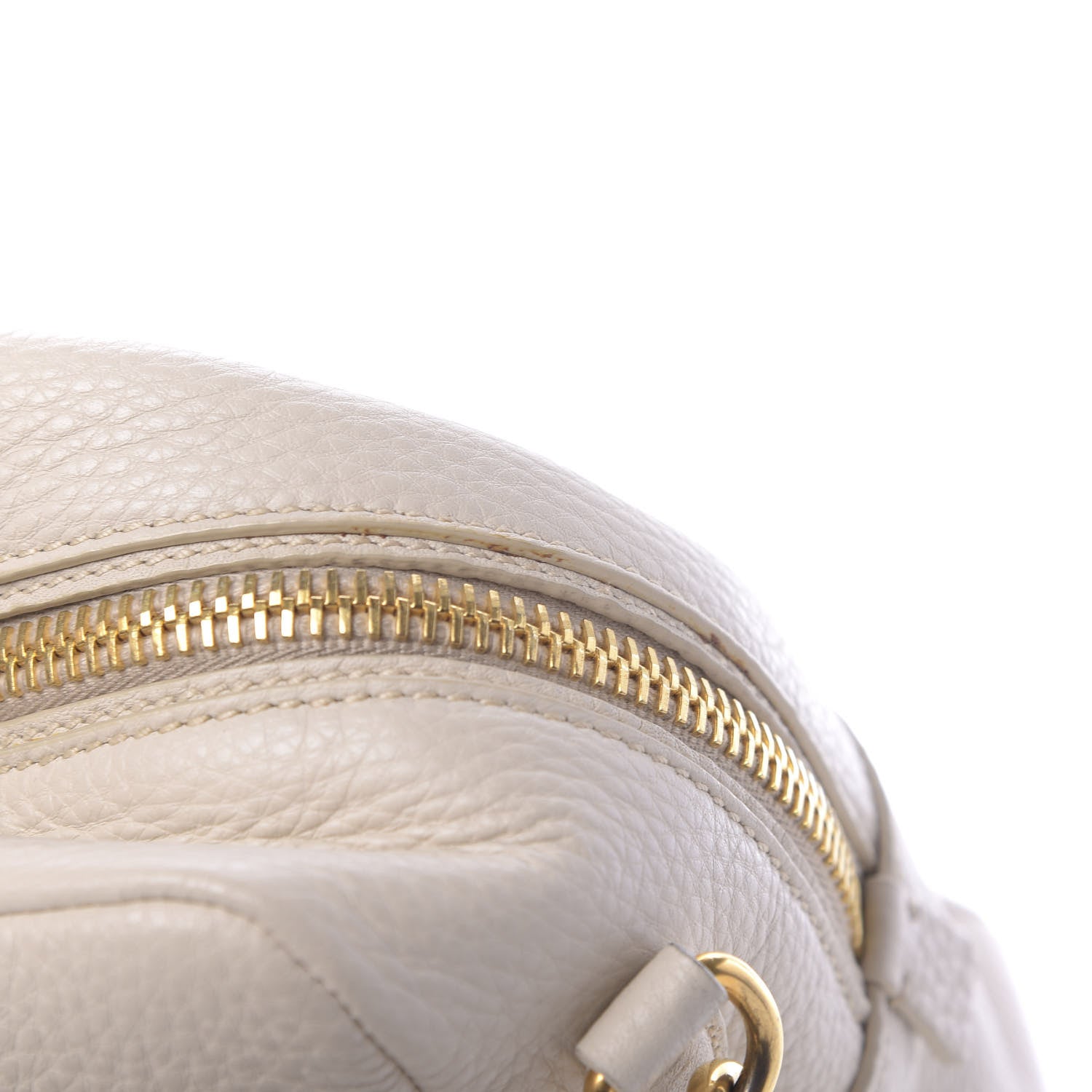 Prada Vitello Daino Top Handle Shoulder Bag Talco 8 of 12
