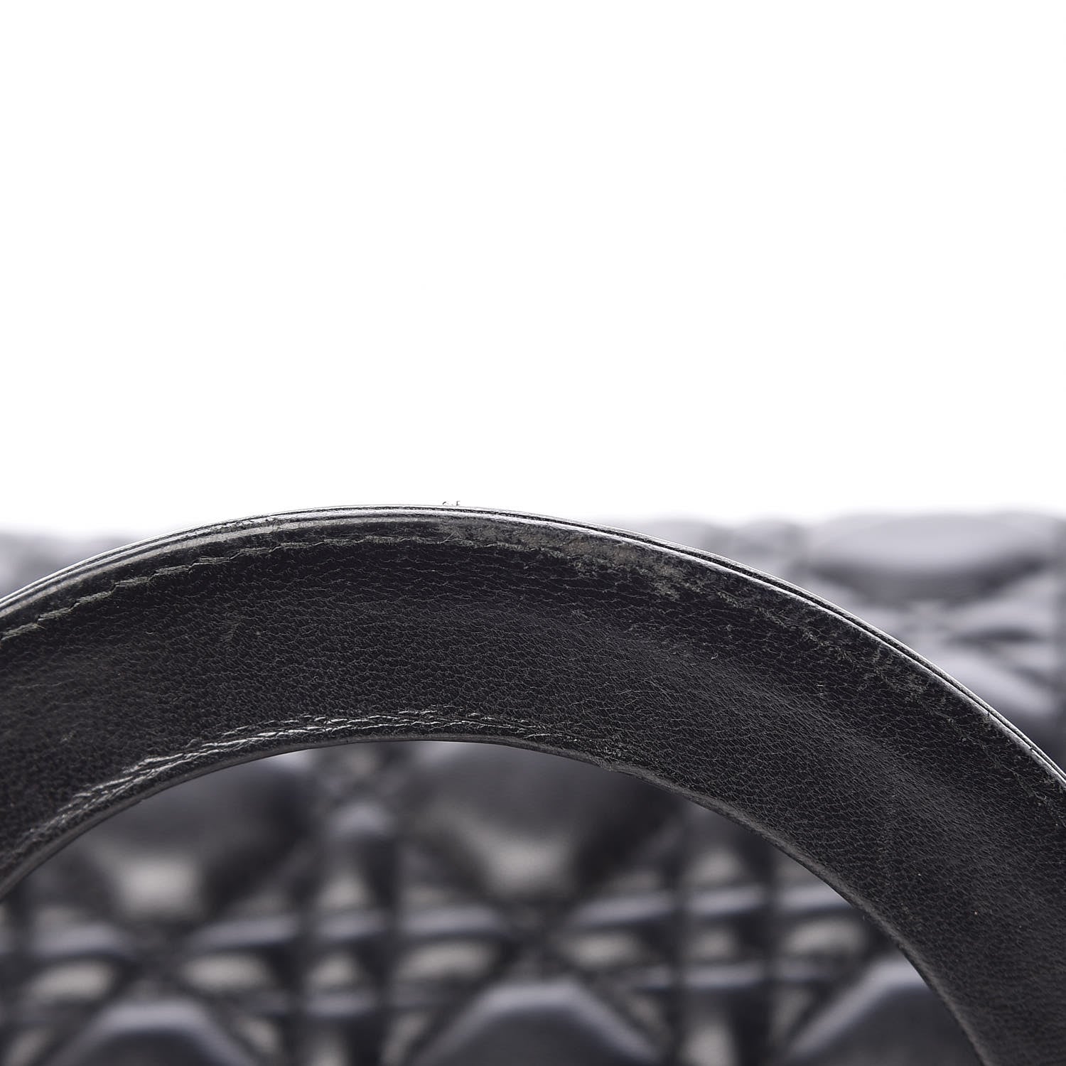 Christian Dior Lambskin Cannage Large Lady Dior Black 16 of 24