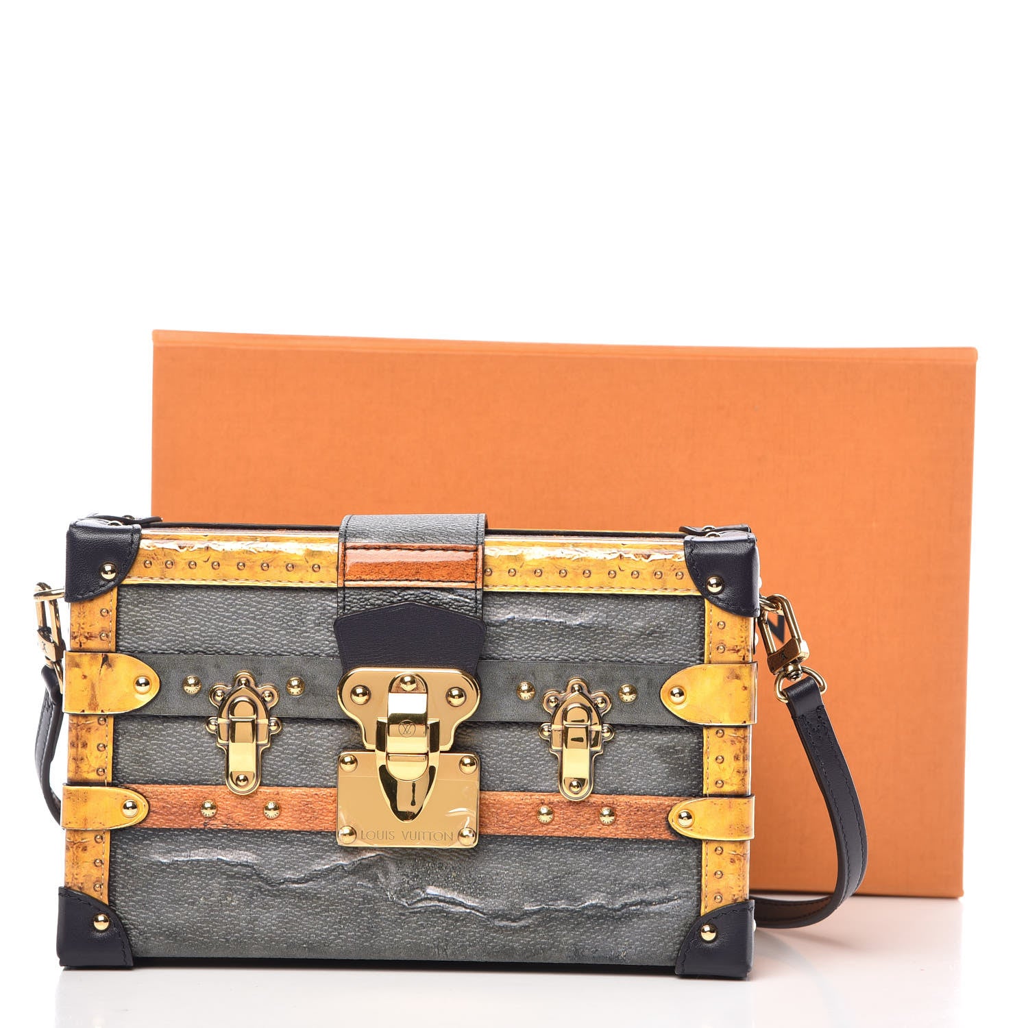 Louis Vuitton Calfskin Transformed Monogram Petite Malle 10 of 10