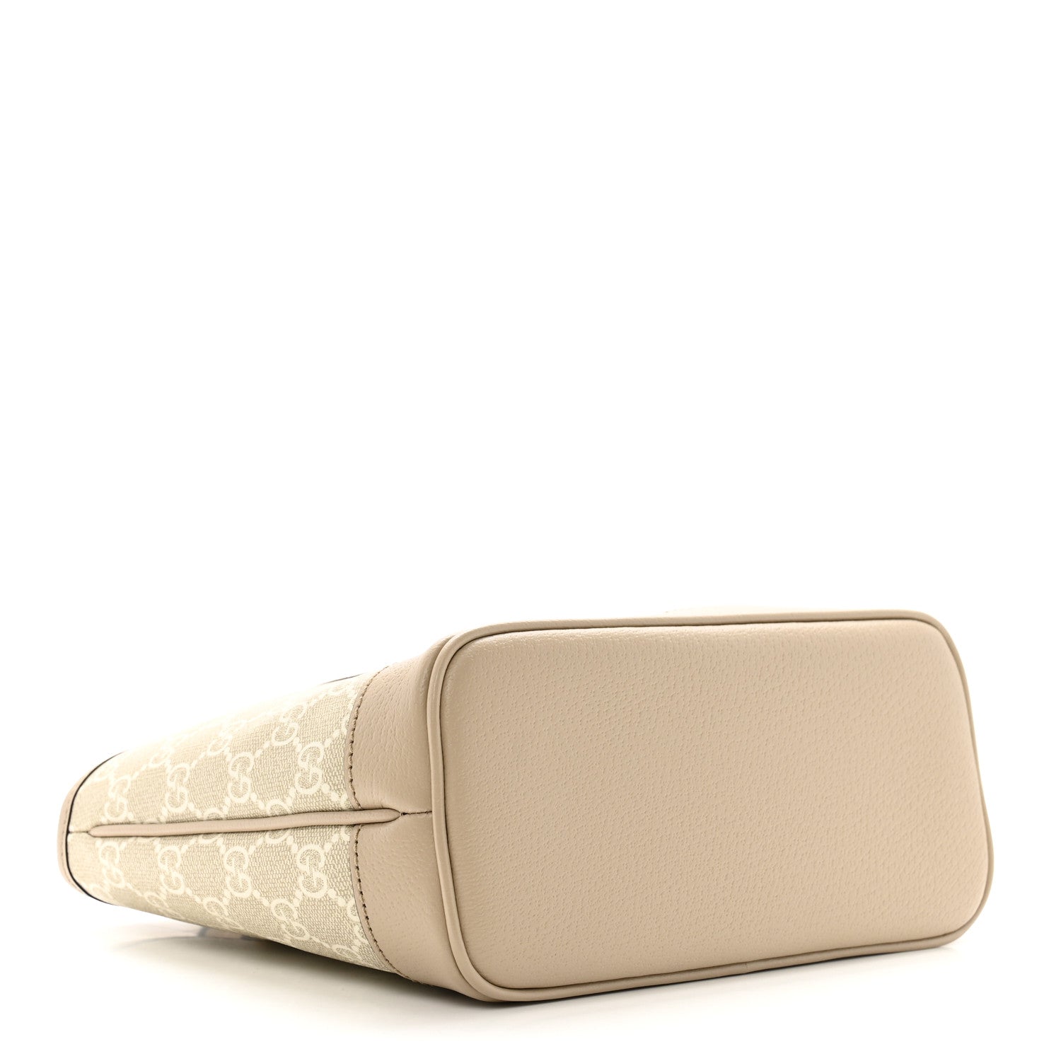 Gucci GG Supreme Monogram Textured Dollar Calfskin Mini Ophidia Shoulder Tote Bag Bag Beige Mystic White Oatmeal 5 of 11
