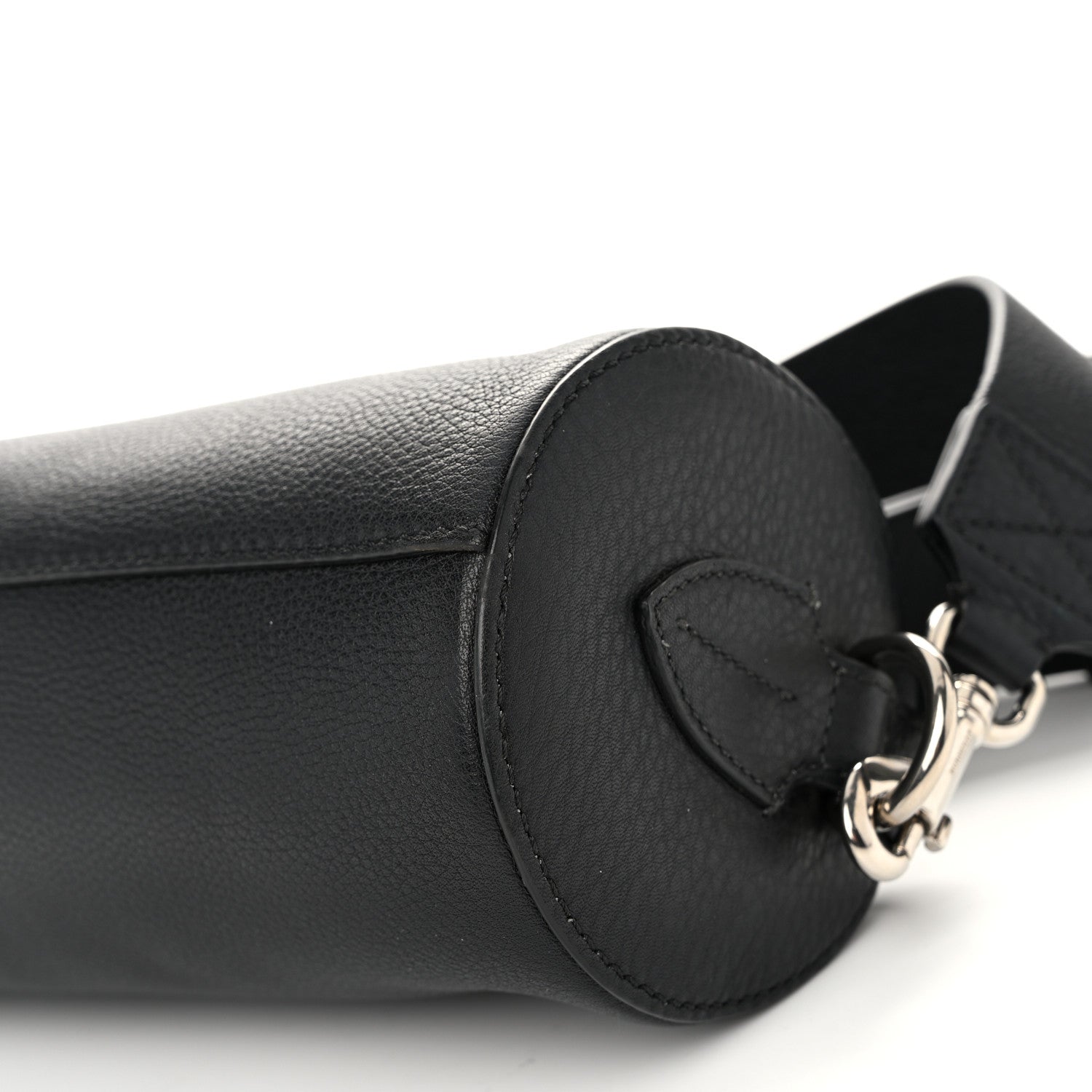 Burberry Calfskin The Barrel Bag Black 10 of 10