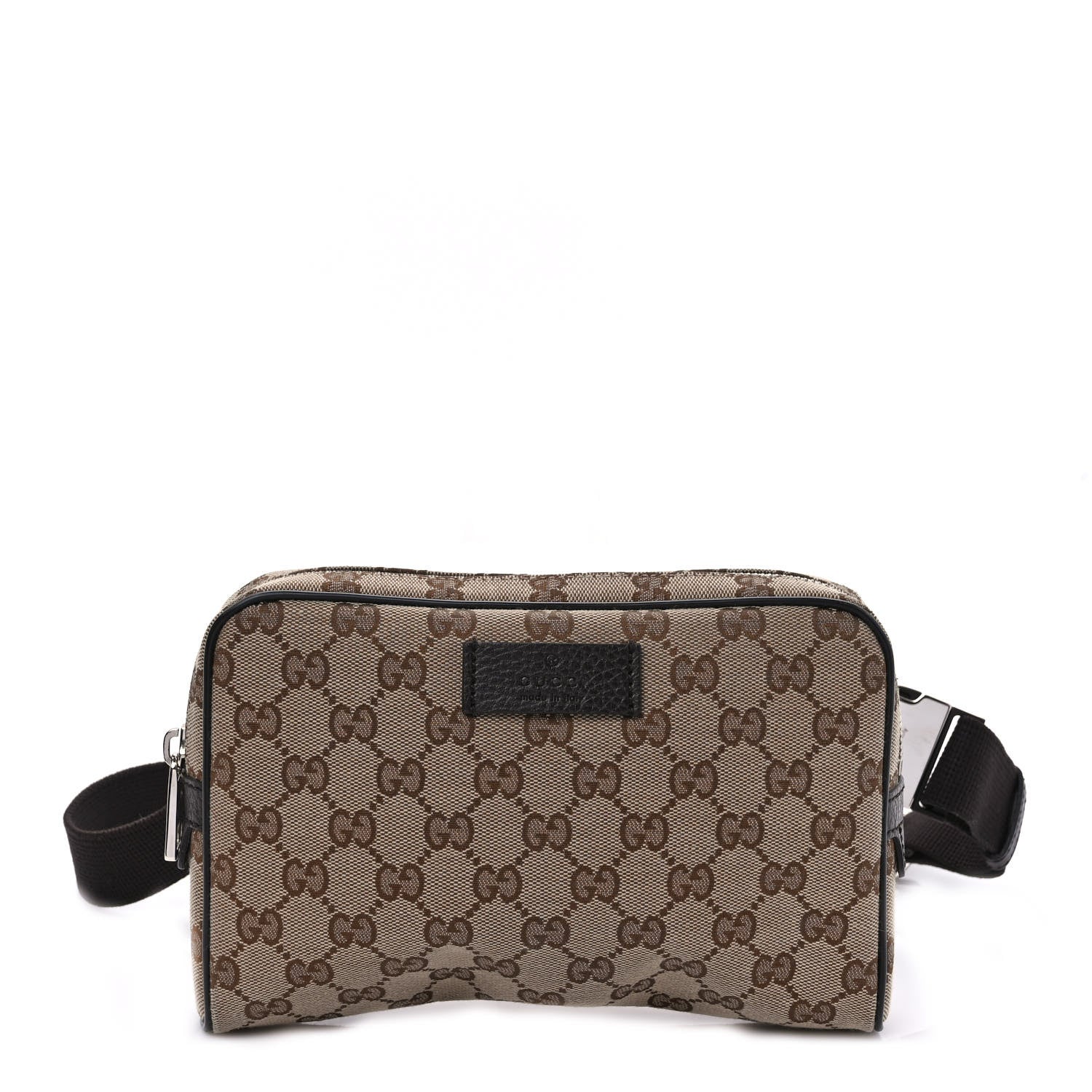 Gucci Monogram Belt Bag Dark Brown 1 of 9