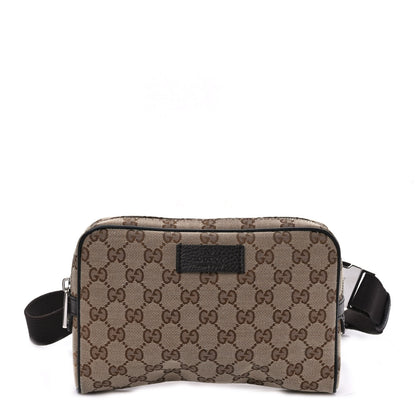 Gucci Monogram Belt Bag Dark Brown 1 of 9