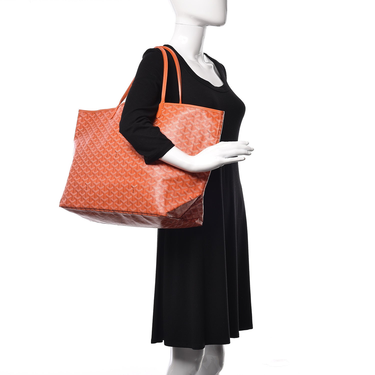 Goyard Goyardine Saint Louis GM Orange 2 of 11