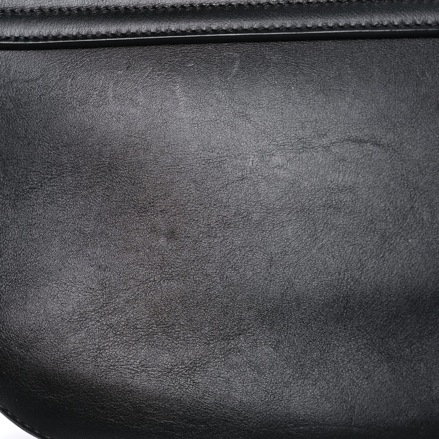 Calfskin Suede Studded Drew Shoulder Bag Black