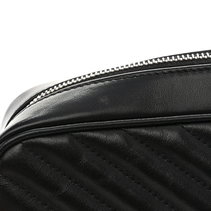 Saint Laurent Calfskin Matelasse Monogram Lou Camera Bag Black 11 of 11