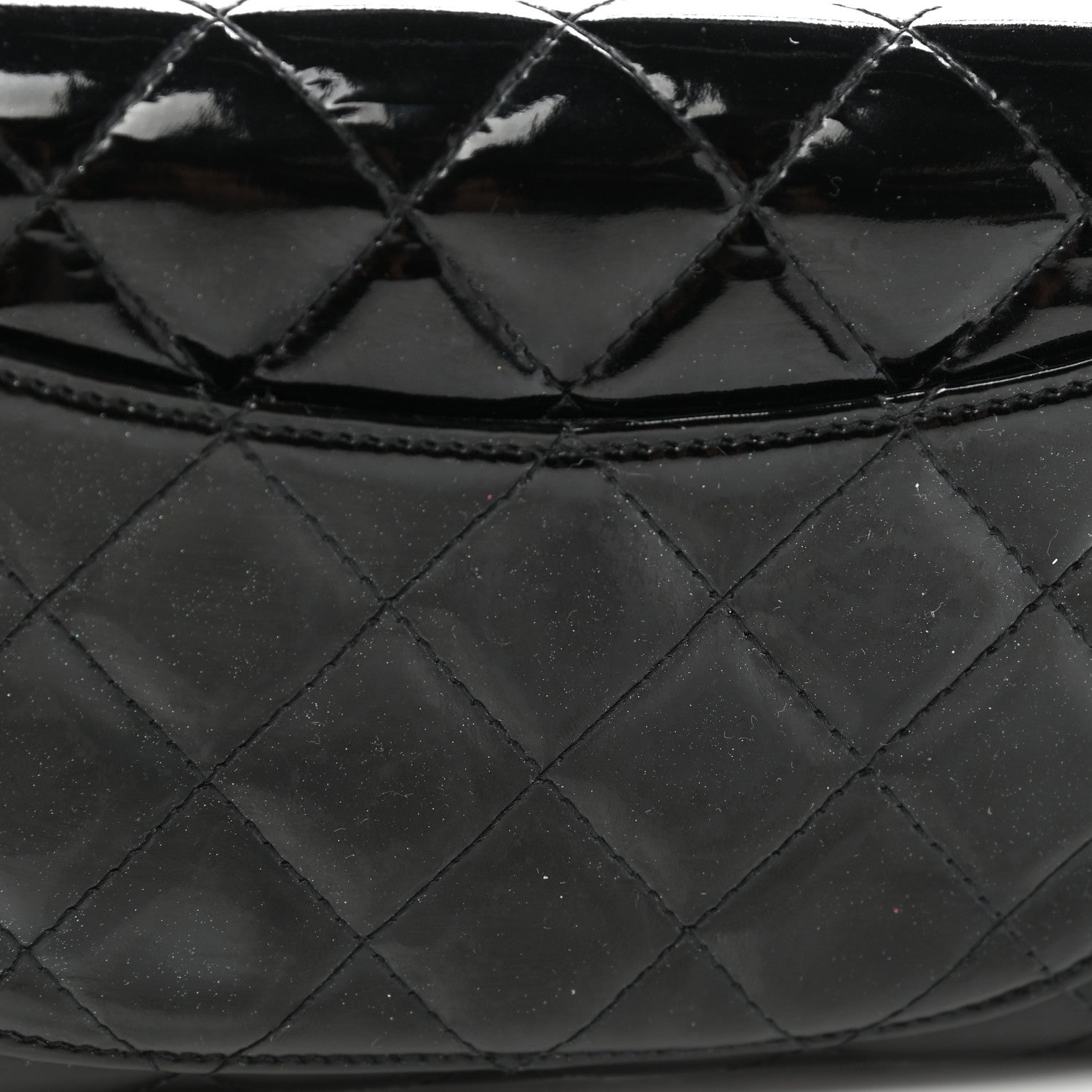 Chanel Patent Quilted Travel Wallet Black 13 of 14