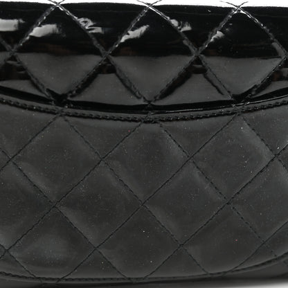 Chanel Patent Quilted Travel Wallet Black 13 of 14