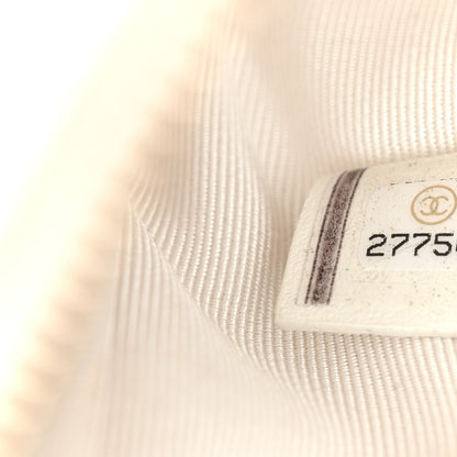 Chanel Iridescent Caviar Medium Night by the C Pouch Clutch White 7 of 14