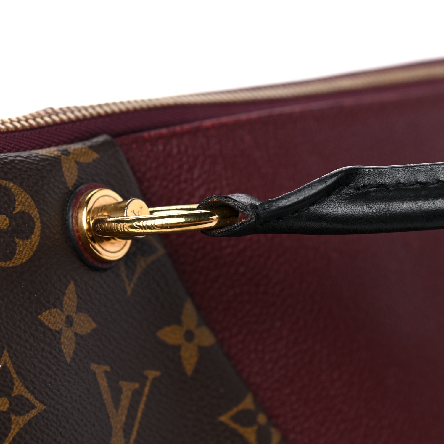 Louis Vuitton Monogram V Tote MM Bordeaux 14 of 14