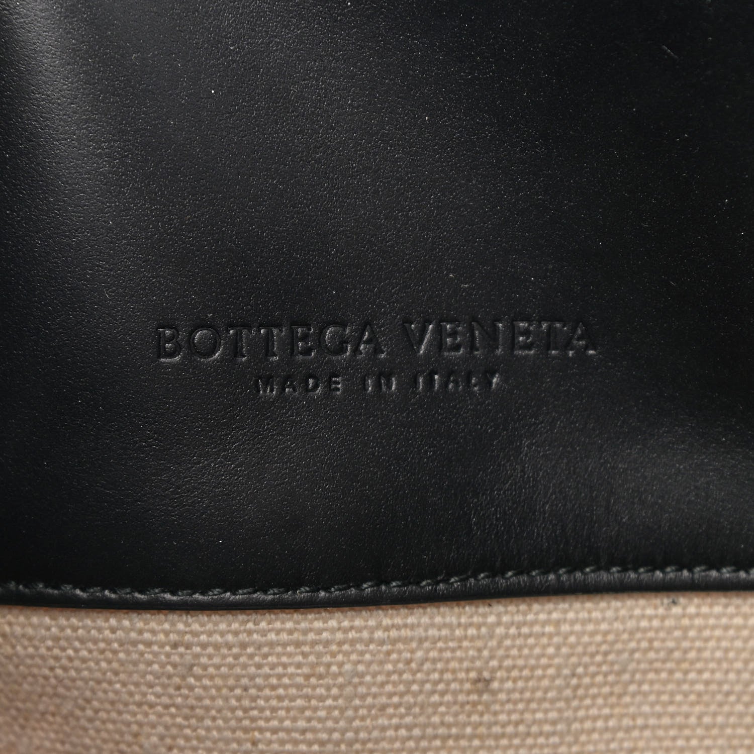 Bottega Veneta Natural Linen Matte Calfskin Quad Tote Black 7 of 10