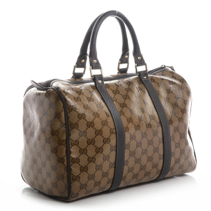 Gucci Crystal Monogram Medium Joy Boston Brown 3 of 8