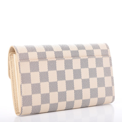 Louis Vuitton Damier Azur Sarah Wallet NM 3 of 7