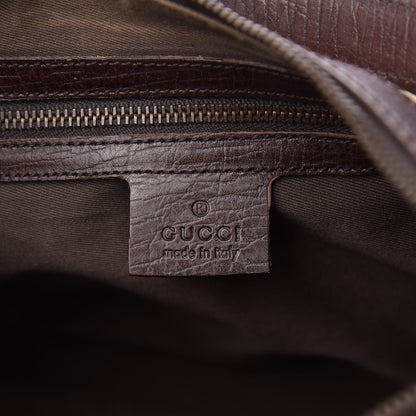 Gucci Monogram Horsebit Hobo Brown 10 of 17