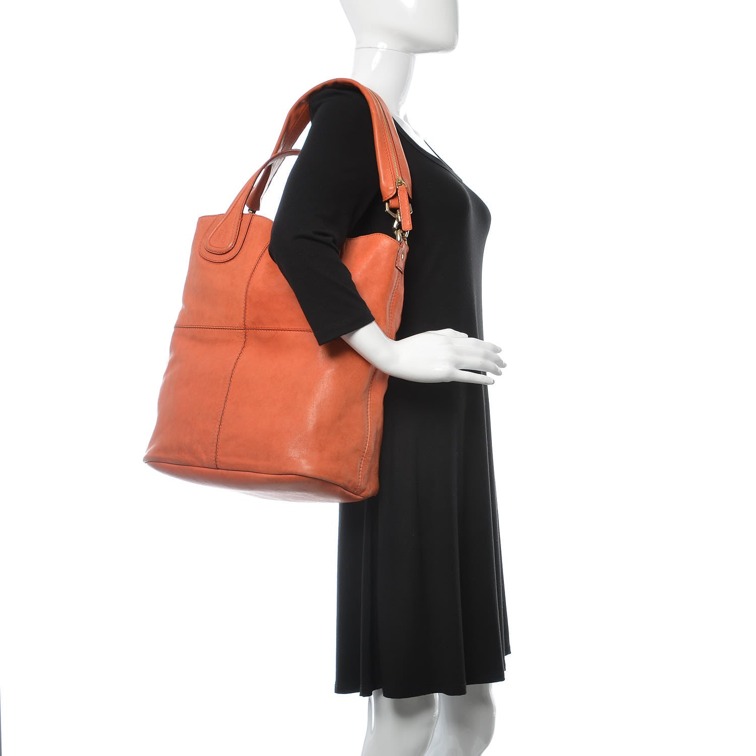 Givenchy Lambskin North South Nightingale Orange 2 of 15