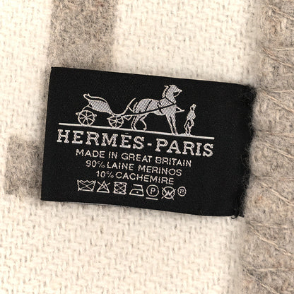 Hermes Wool Cashmere Avalon III Blanket Coco Camomille 3 of 3
