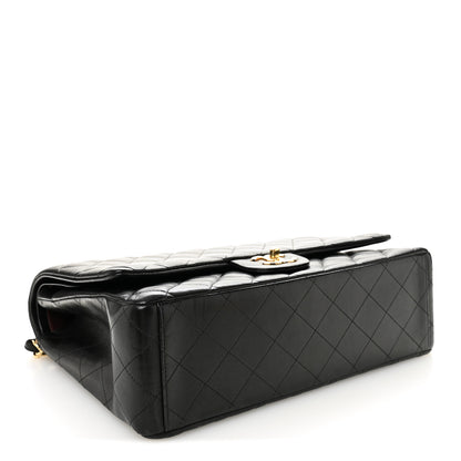 Chanel Lambskin Quilted Maxi Double Flap Black 4 of 10