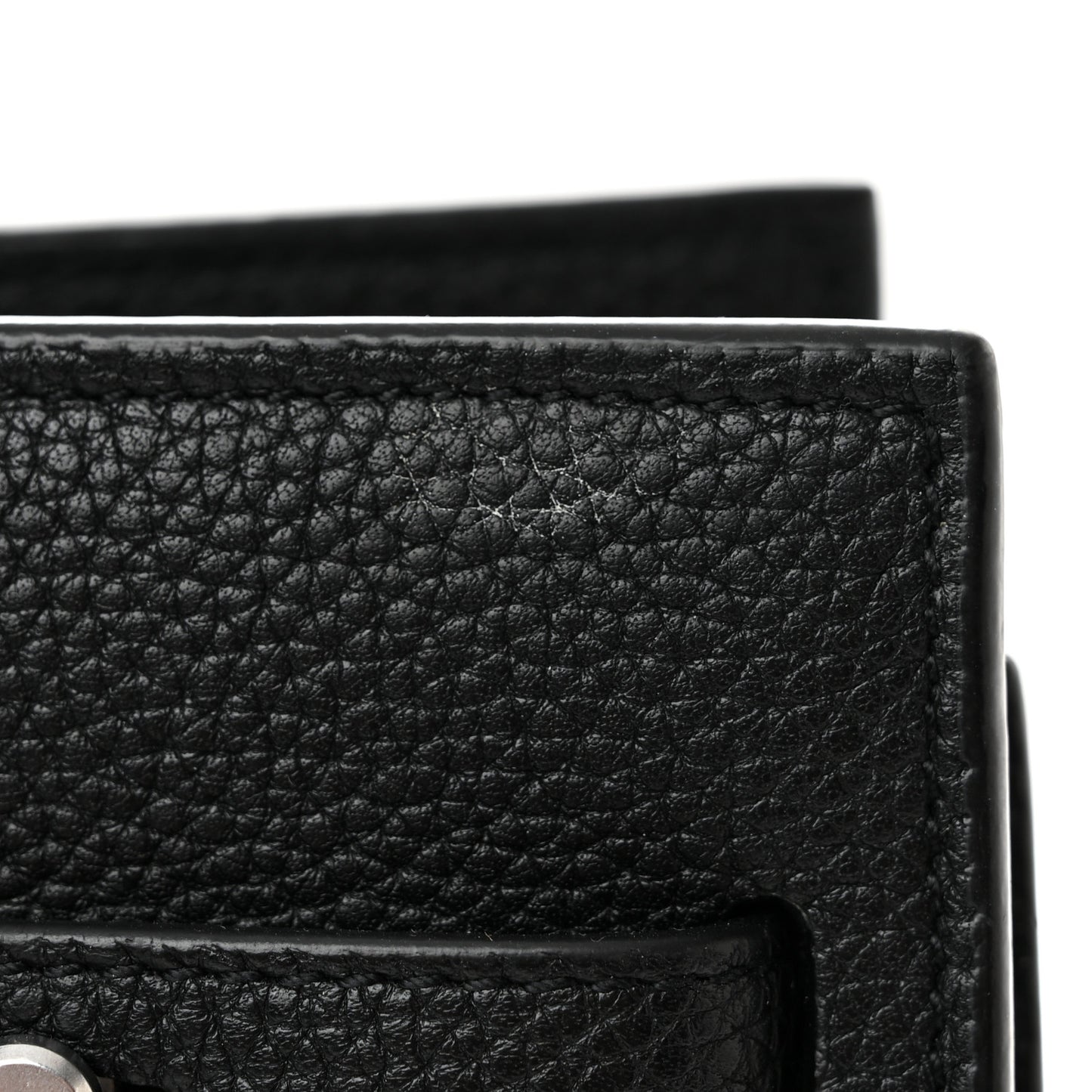 Grained Calfskin Baby Sac De Jour Souple Black