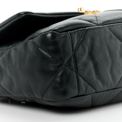 Chanel Lambskin Quilted Medium Chanel 19 Flap Black 9 of 10