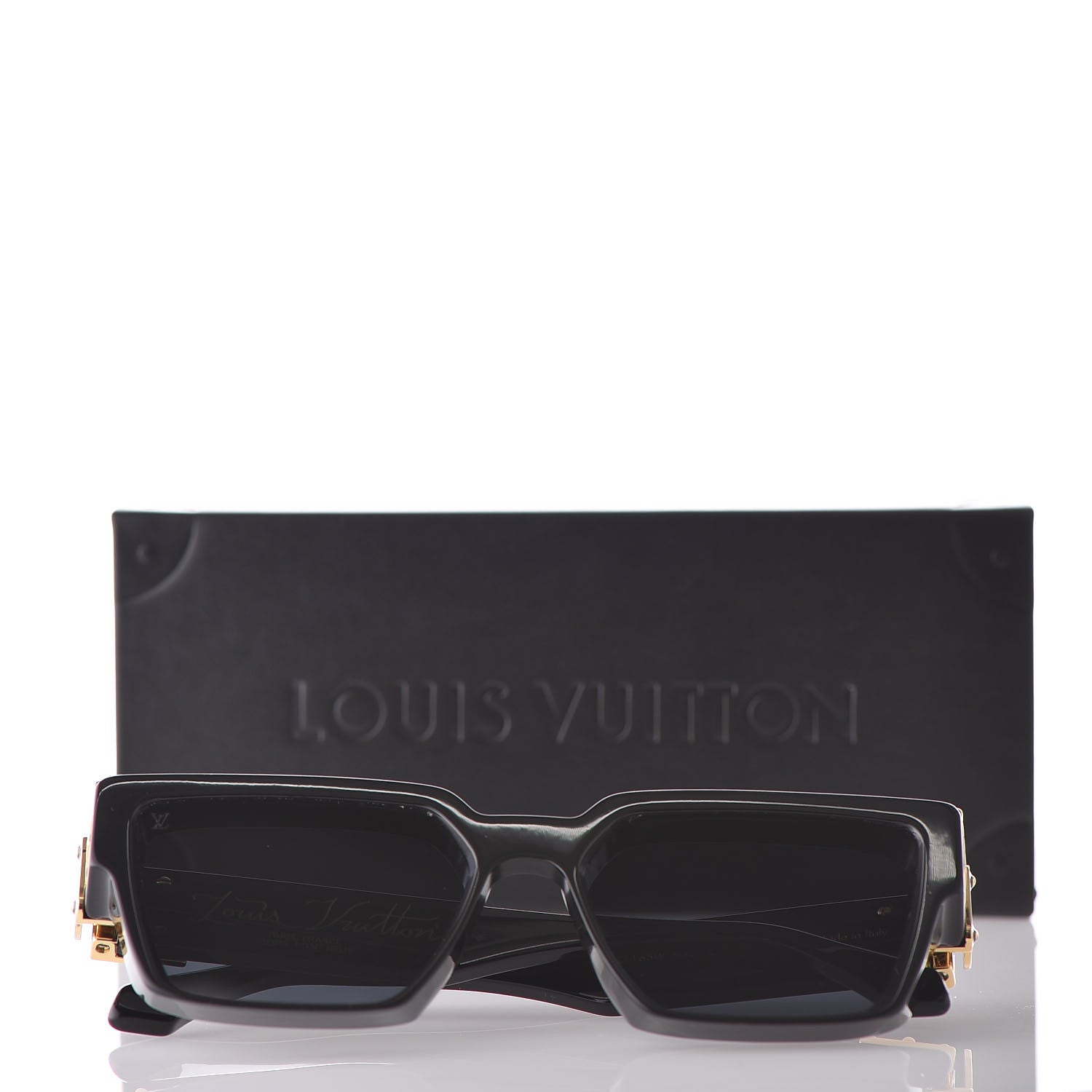 Louis Vuitton Acetate 1.1 Millionaires Sunglasses Z1165W Black 9 of 9