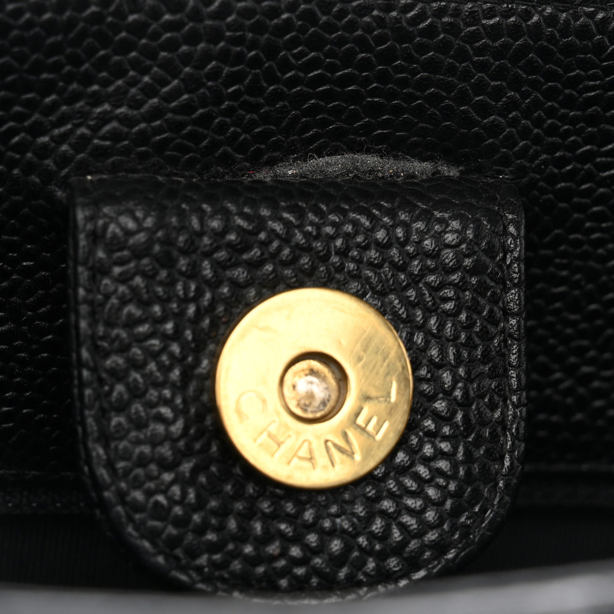 Chanel Caviar Quilted Petit Shopping Tote PST Black 11 of 12
