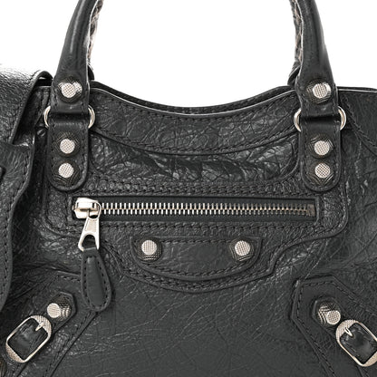 Balenciaga Agneau Giant 12 Silver Hardware Mini City Gris Fossile 8 of 10