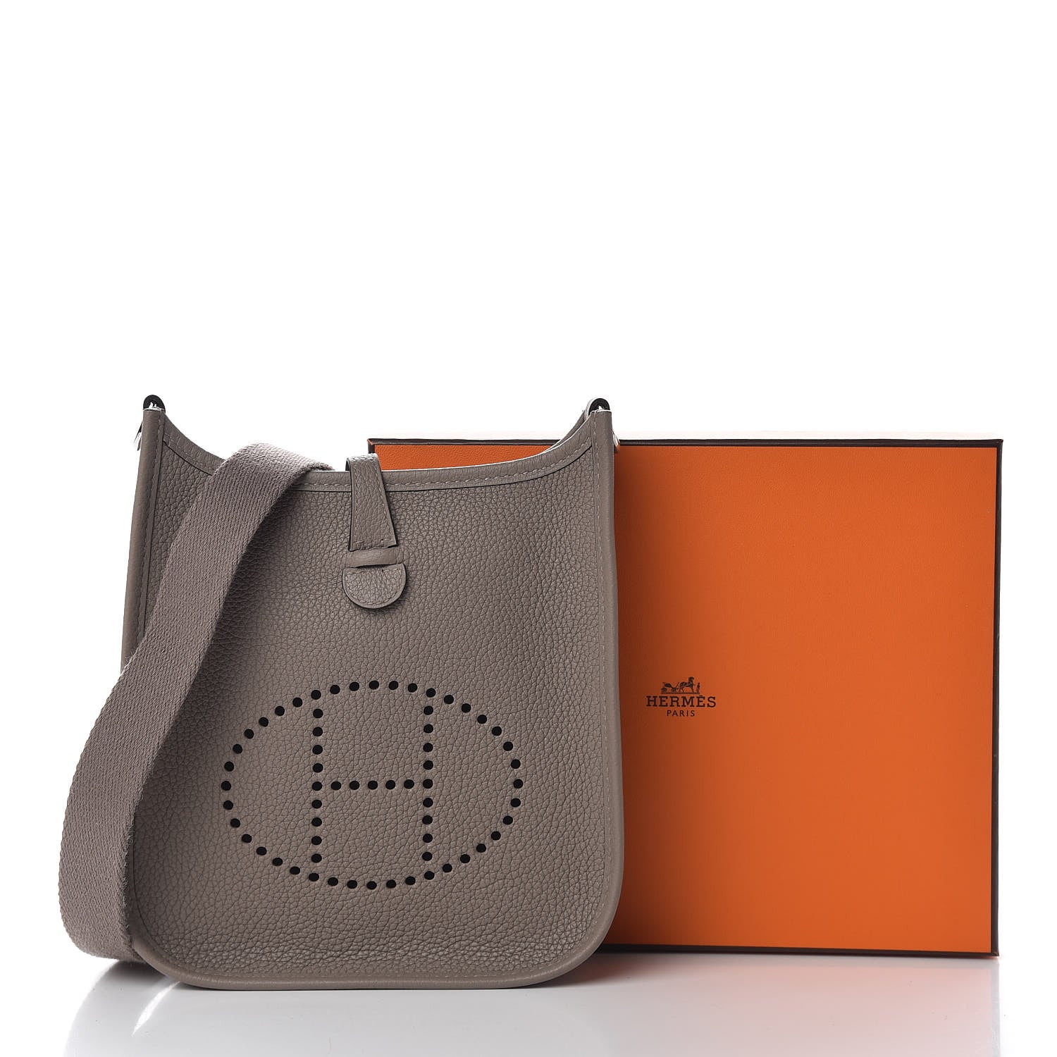 Hermes Taurillon Maurice Evelyne TPM Gris Asphalte 11 of 11