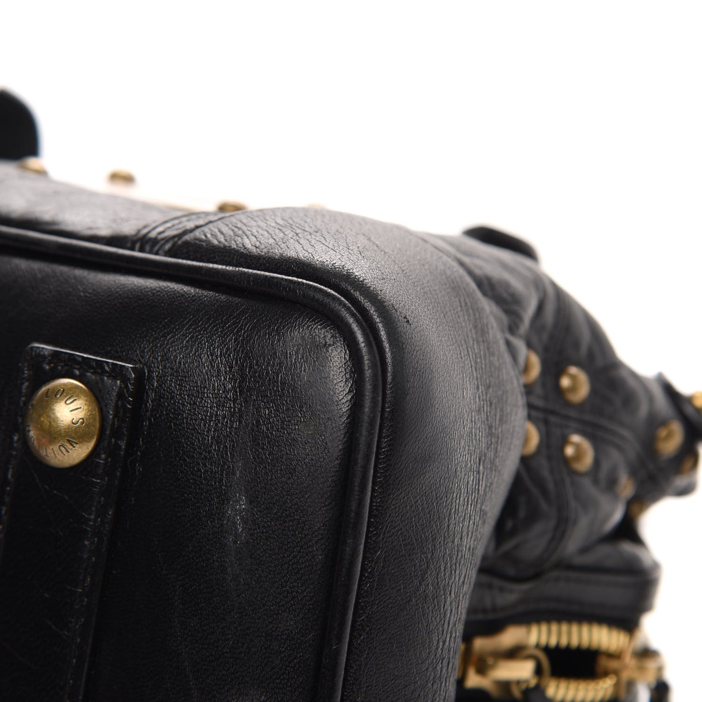 Lambskin Riveting Black