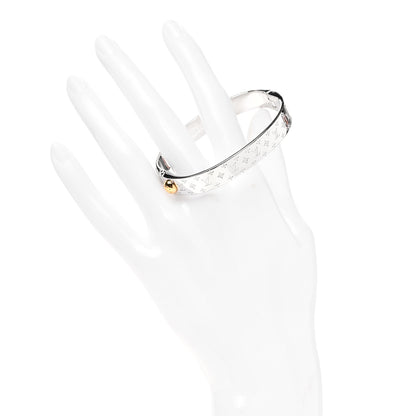 Louis Vuitton Palladium Monogram Nanogram Cuff S 2 of 6