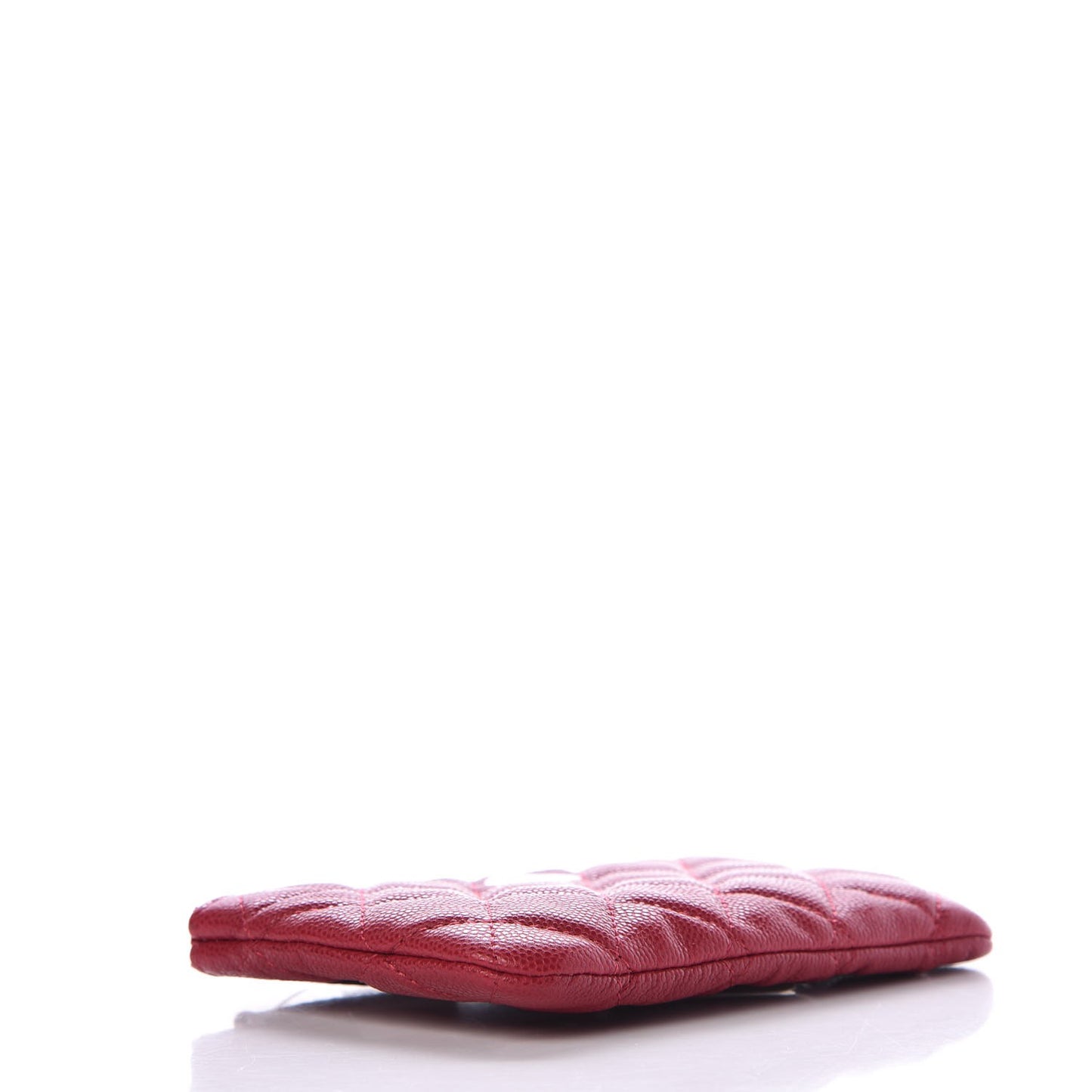 Caviar Quilted Small Cosmetic Case Pink
