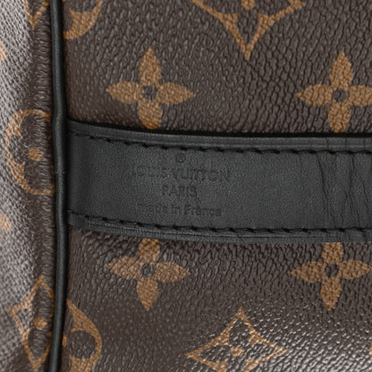 Louis Vuitton Monogram Macassar Keepall Bandouliere 55 6 of 10