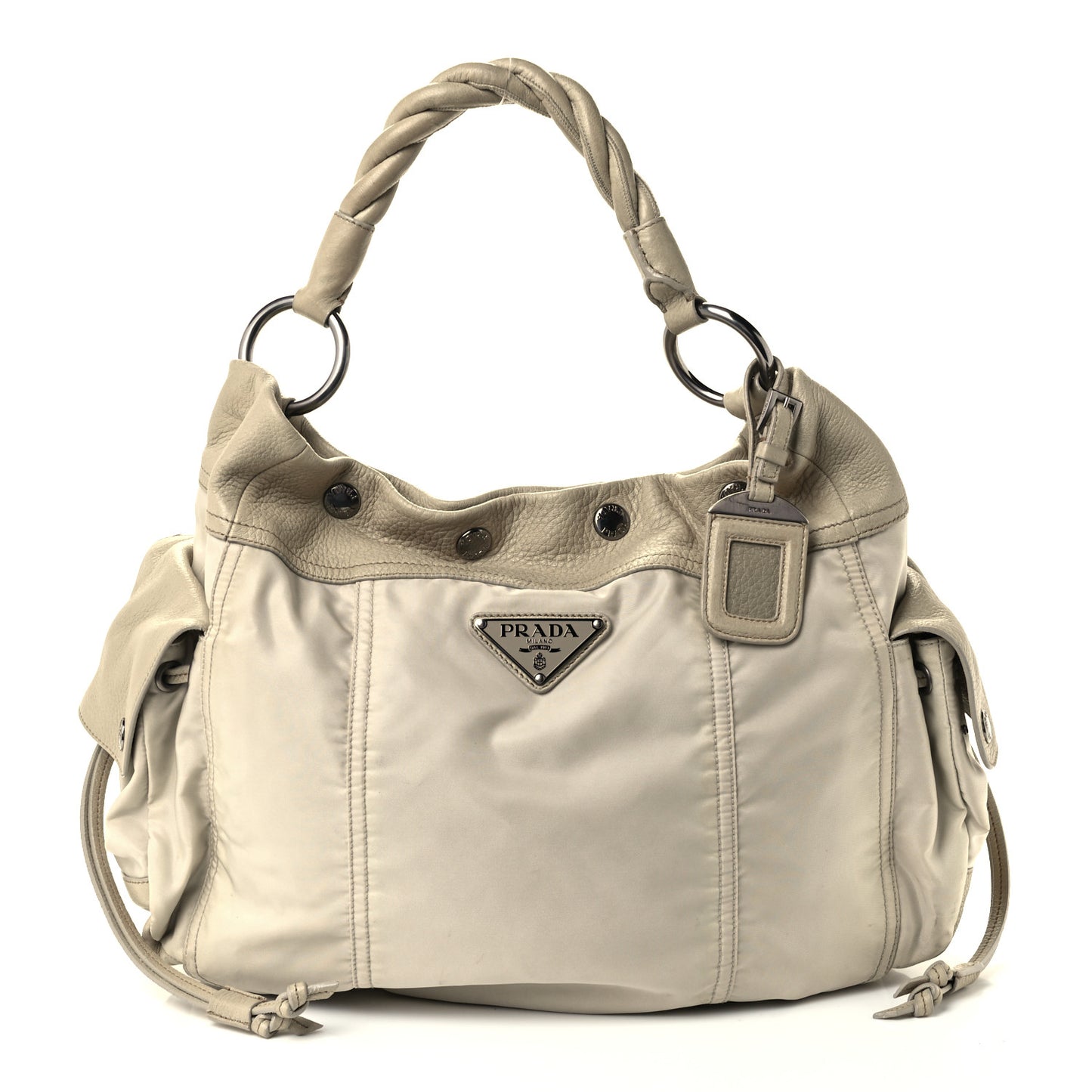 Cervo Tessuto Nylon Hobo Lavanda