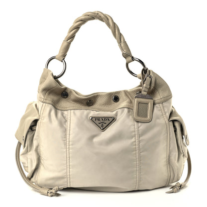 Prada Cervo Tessuto Nylon Hobo Lavanda 1 of 10
