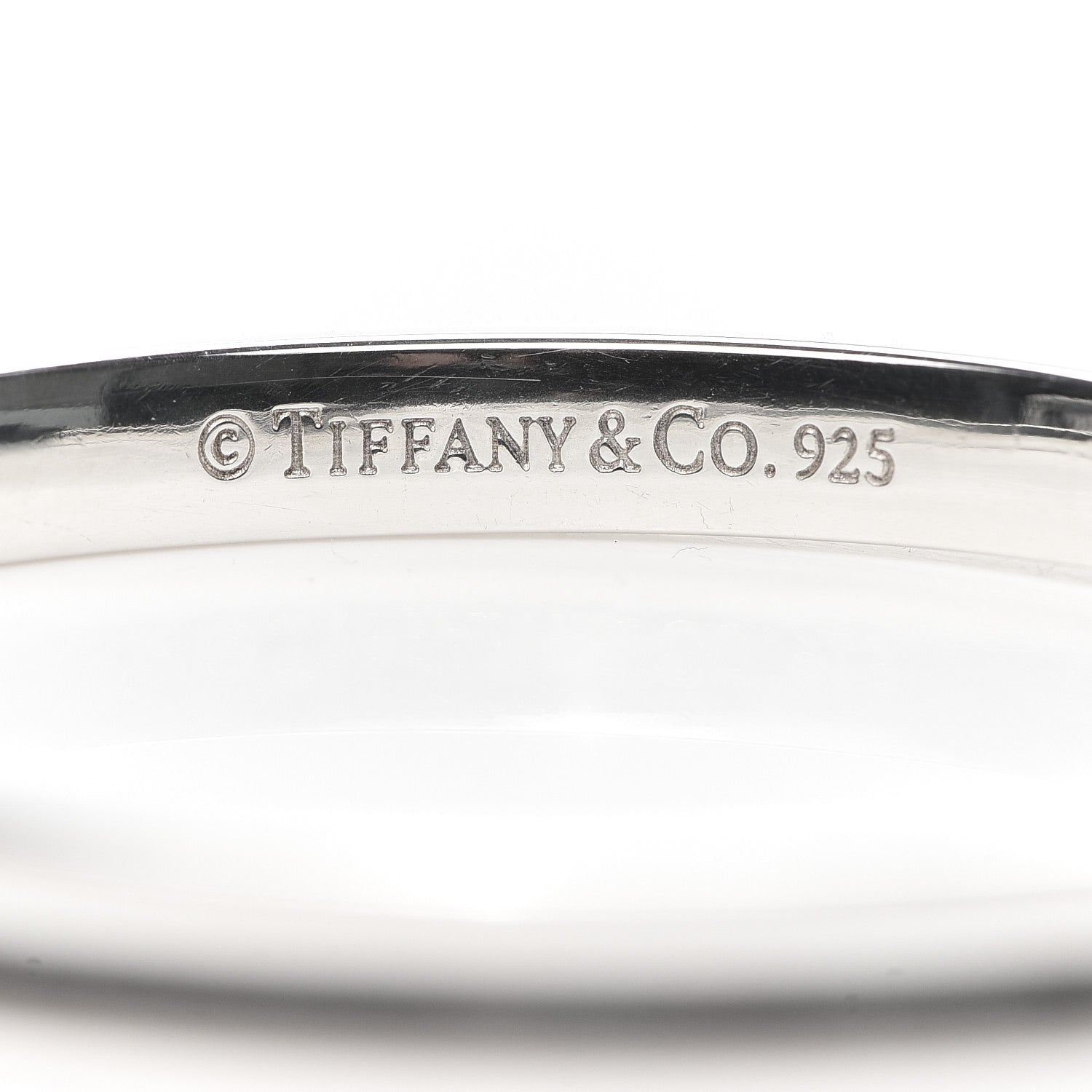 Tiffany Sterling Silver Narrow 1837 Cuff Bracelet 4 of 5