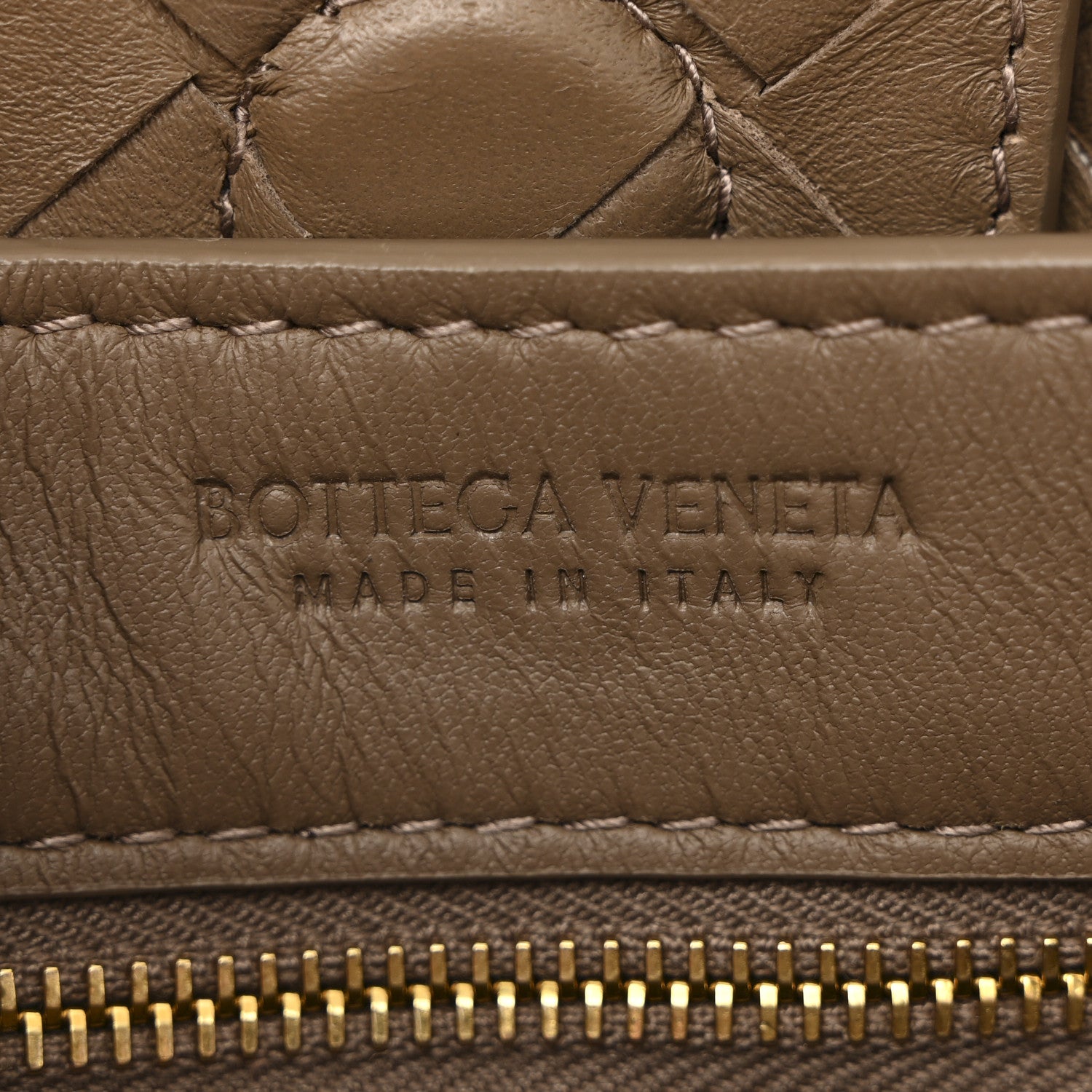 Bottega Veneta Nappa Intrecciato Small Andiamo Shoulder Bag Taupe Grey 6 of 10