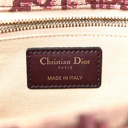 Christian Dior Oblique Dioraddict Flap Bag Burgundy 6 of 15