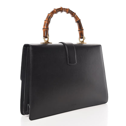 Gucci Calfskin Bamboo Web Large Dionysus Top Handle Bag Black Bright Evergreen Hibiscus Red 3 of 9