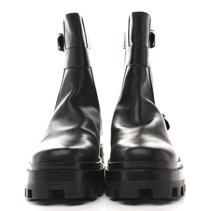 Hermes Calfskin Jaime Ankle Boots 39 Black 3 of 11