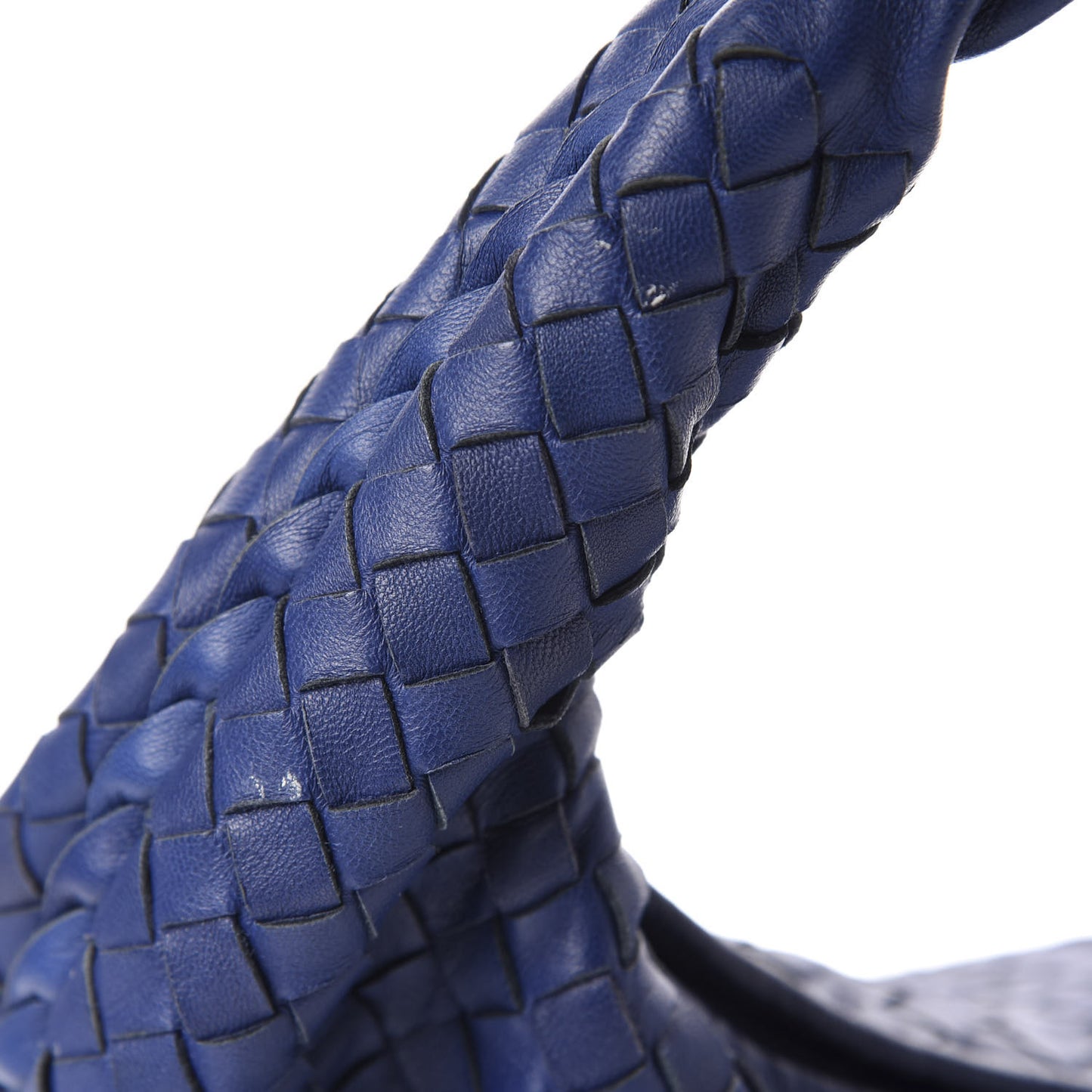 Nappa Intrecciato Large Veneta Hobo Sapphire