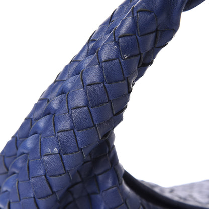 Bottega Veneta Nappa Intrecciato Large Veneta Hobo Sapphire 8 of 11